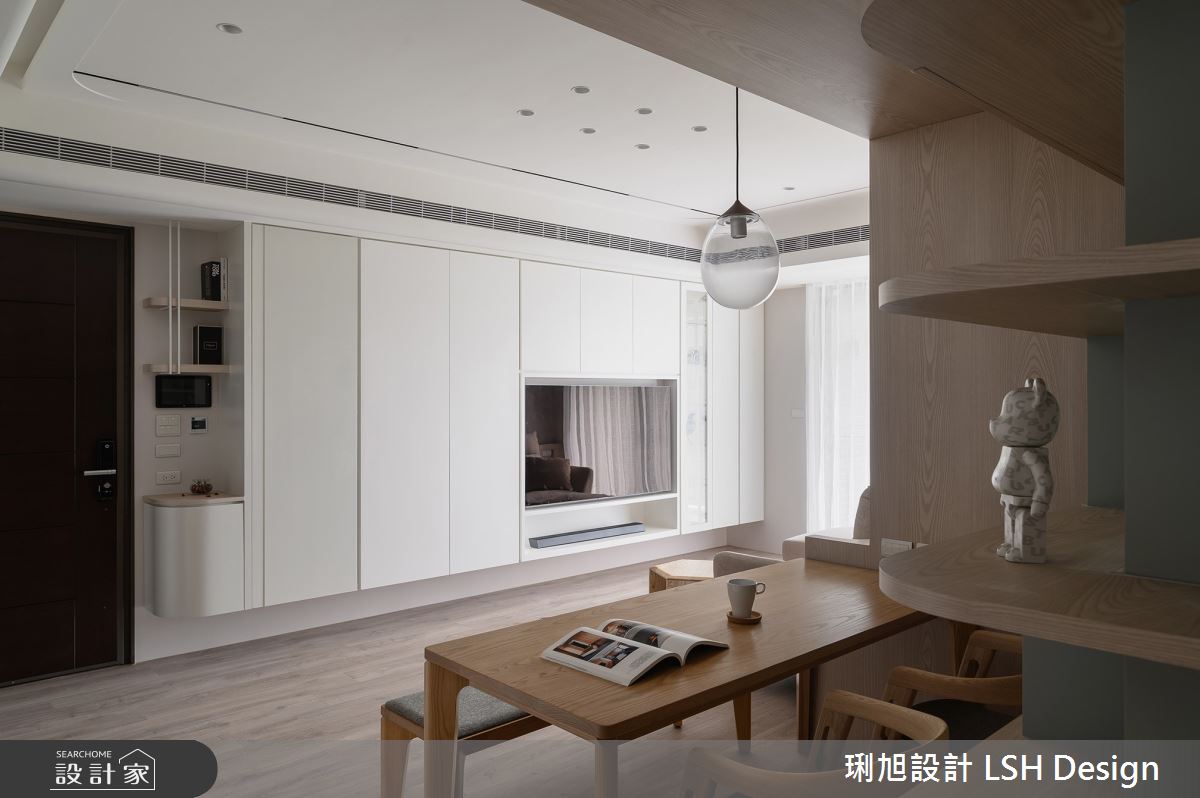24坪新成屋(5年以下)＿北歐風玄關客廳餐廳案例圖片＿琍旭室內裝修設計＿琍旭_純境 · 森之1
