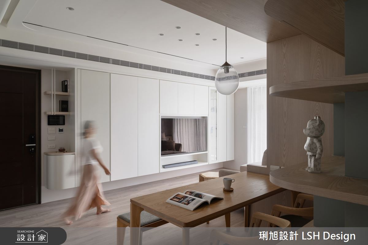 24坪新成屋(5年以下)＿北歐風玄關客廳餐廳案例圖片＿琍旭室內裝修設計＿琍旭_純境 · 森之3
