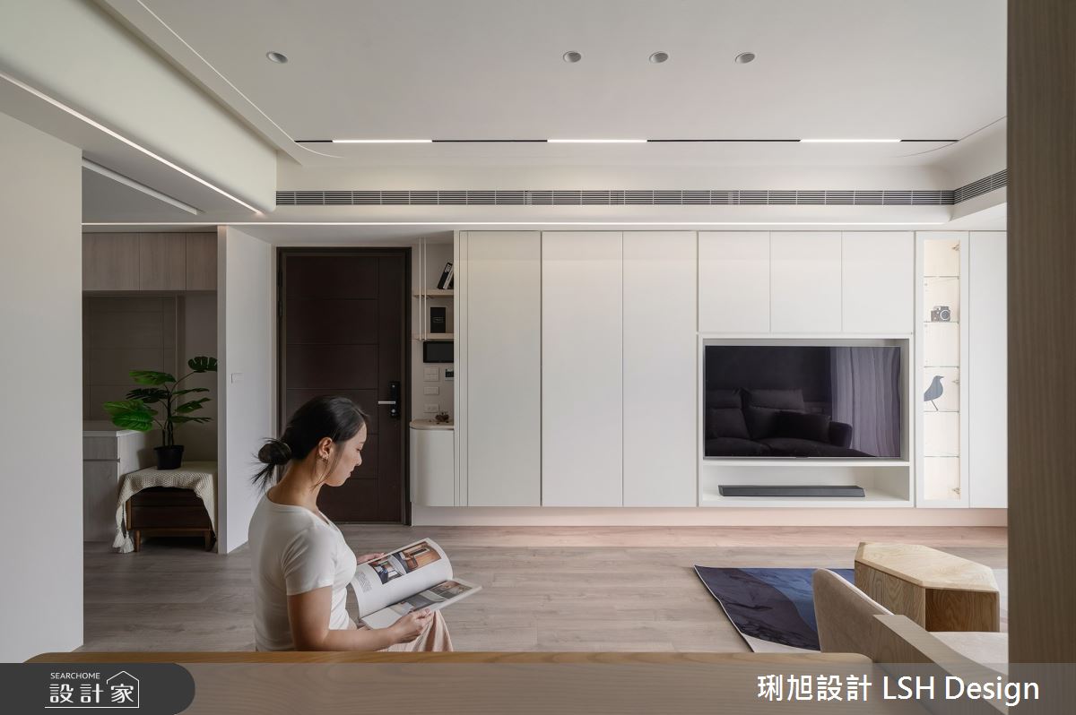 24坪新成屋(5年以下)＿北歐風玄關客廳餐廳案例圖片＿琍旭室內裝修設計＿琍旭_純境 · 森之4