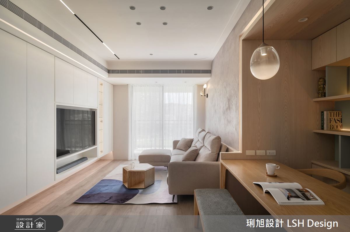 24坪新成屋(5年以下)＿北歐風客廳餐廳案例圖片＿琍旭室內裝修設計＿琍旭_純境 · 森之13