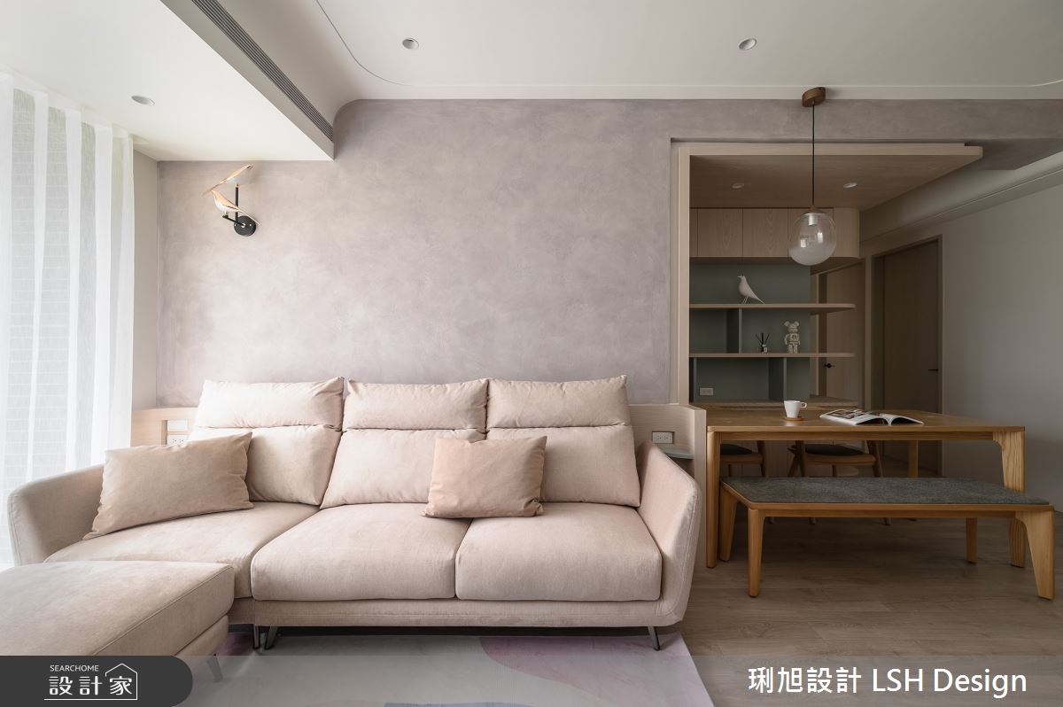 24坪新成屋(5年以下)＿北歐風客廳餐廳案例圖片＿琍旭室內裝修設計＿琍旭_純境 · 森之15