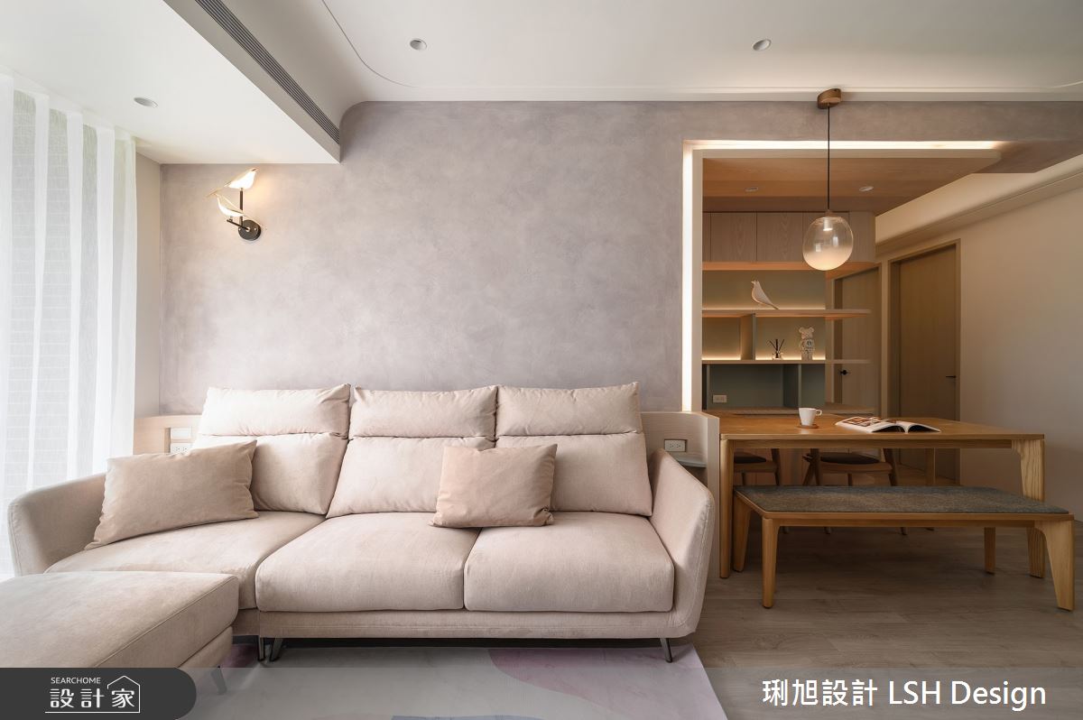 24坪新成屋(5年以下)＿北歐風客廳餐廳案例圖片＿琍旭室內裝修設計＿琍旭_純境 · 森之16