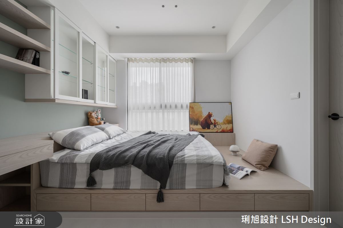 24坪新成屋(5年以下)＿北歐風臥室案例圖片＿琍旭室內裝修設計＿琍旭_純境 · 森之34