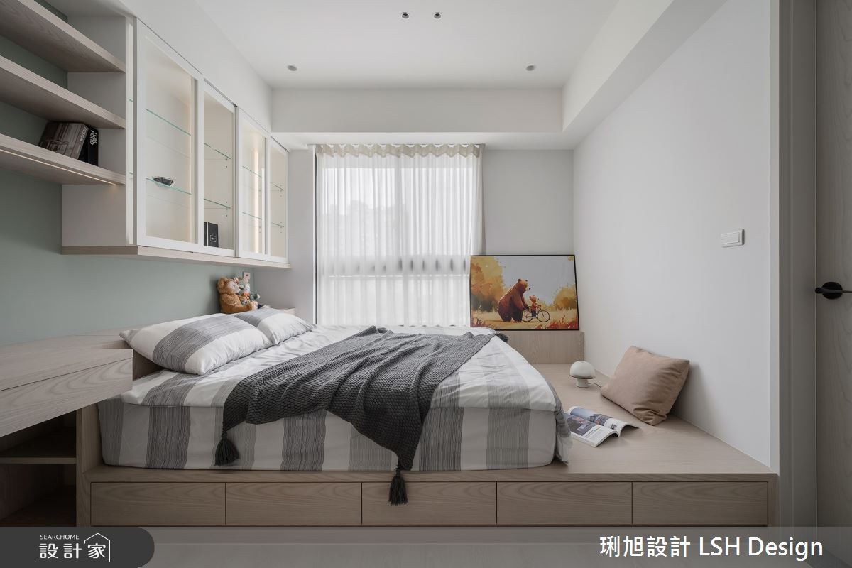 24坪新成屋(5年以下)＿北歐風臥室案例圖片＿琍旭室內裝修設計＿琍旭_純境 · 森之35
