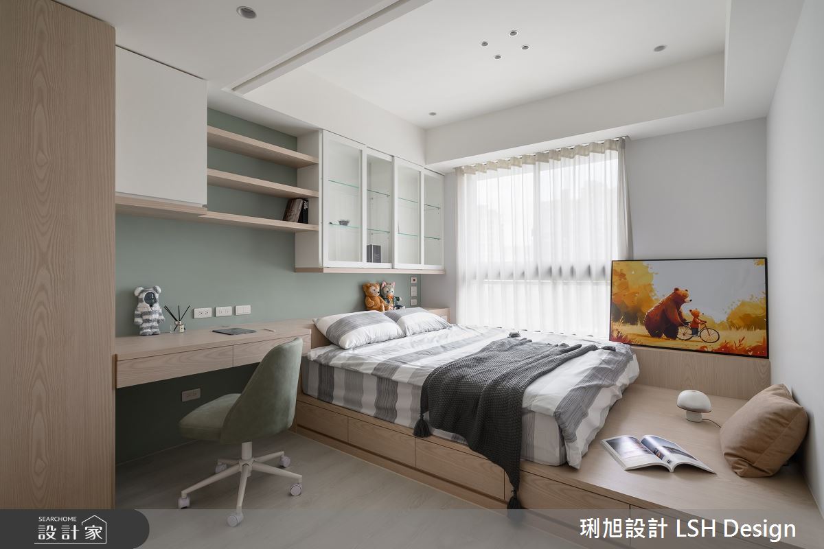 24坪新成屋(5年以下)＿北歐風臥室案例圖片＿琍旭室內裝修設計＿琍旭_純境 · 森之33