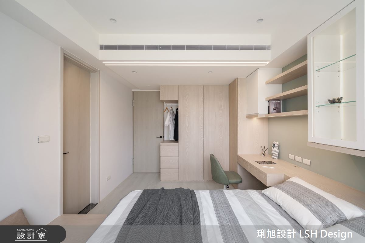 24坪新成屋(5年以下)＿北歐風臥室案例圖片＿琍旭室內裝修設計＿琍旭_純境 · 森之39