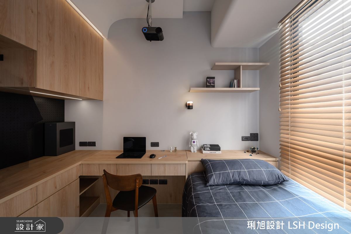 24坪新成屋(5年以下)＿北歐風兒童房兒童房客房案例圖片＿琍旭室內裝修設計＿琍旭_純境 · 森之46