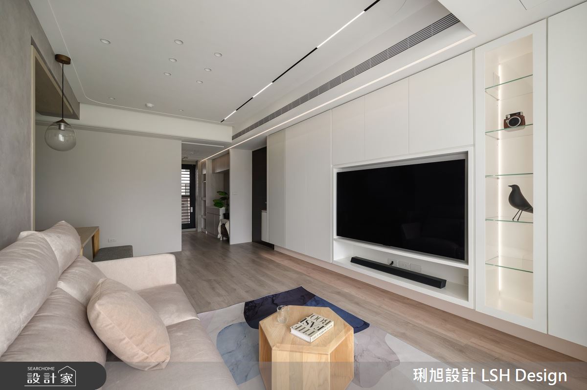 24坪新成屋(5年以下)＿北歐風客廳案例圖片＿琍旭室內裝修設計＿琍旭_純境 · 森之5