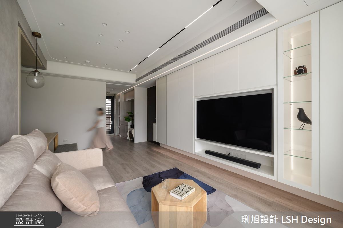 24坪新成屋(5年以下)＿北歐風客廳案例圖片＿琍旭室內裝修設計＿琍旭_純境 · 森之6