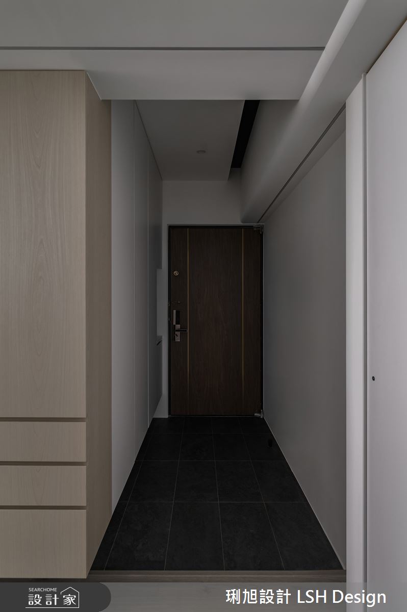 25坪老屋(16~30年)＿現代風玄關案例圖片＿琍旭室內裝修設計＿琍旭_慢奏灰白之2