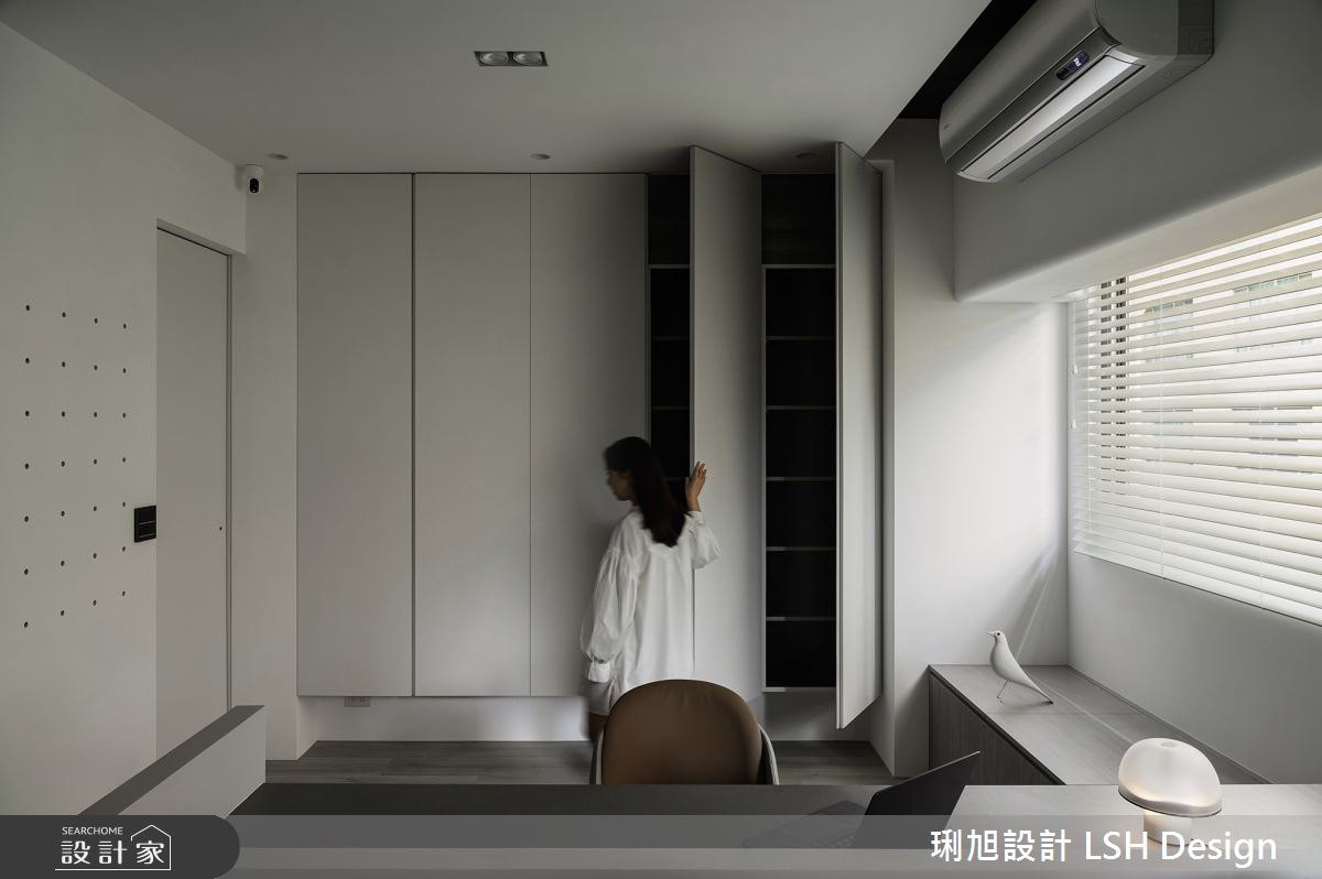 25坪老屋(16~30年)＿現代風書房案例圖片＿琍旭室內裝修設計＿琍旭_慢奏灰白之18