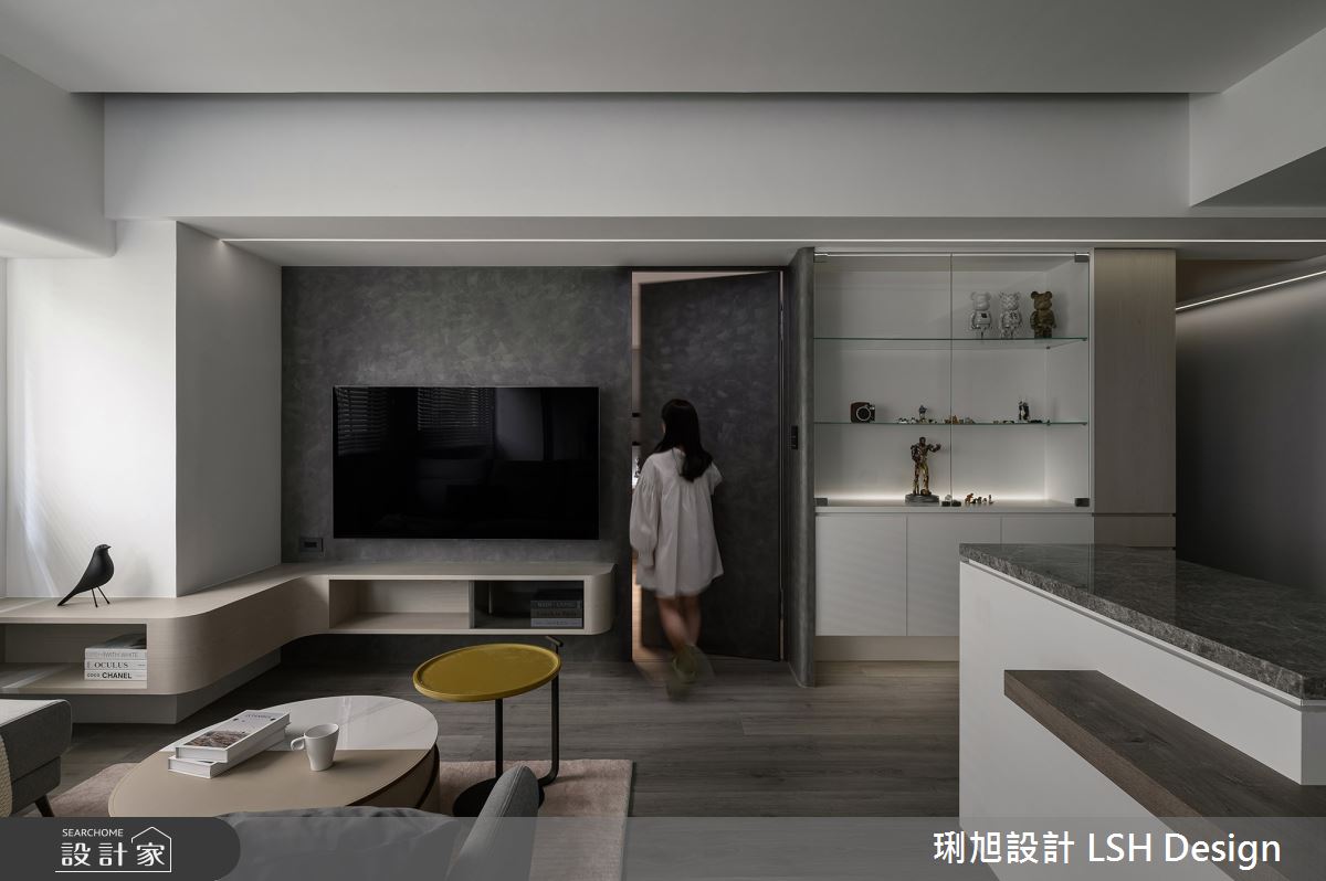 25坪老屋(16~30年)＿現代風客廳餐廳案例圖片＿琍旭室內裝修設計＿琍旭_慢奏灰白之35