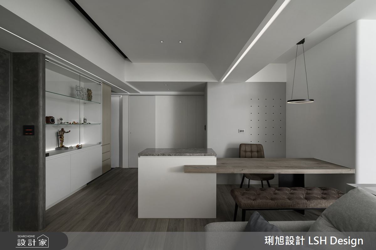 25坪老屋(16~30年)＿現代風客廳餐廳案例圖片＿琍旭室內裝修設計＿琍旭_慢奏灰白之37