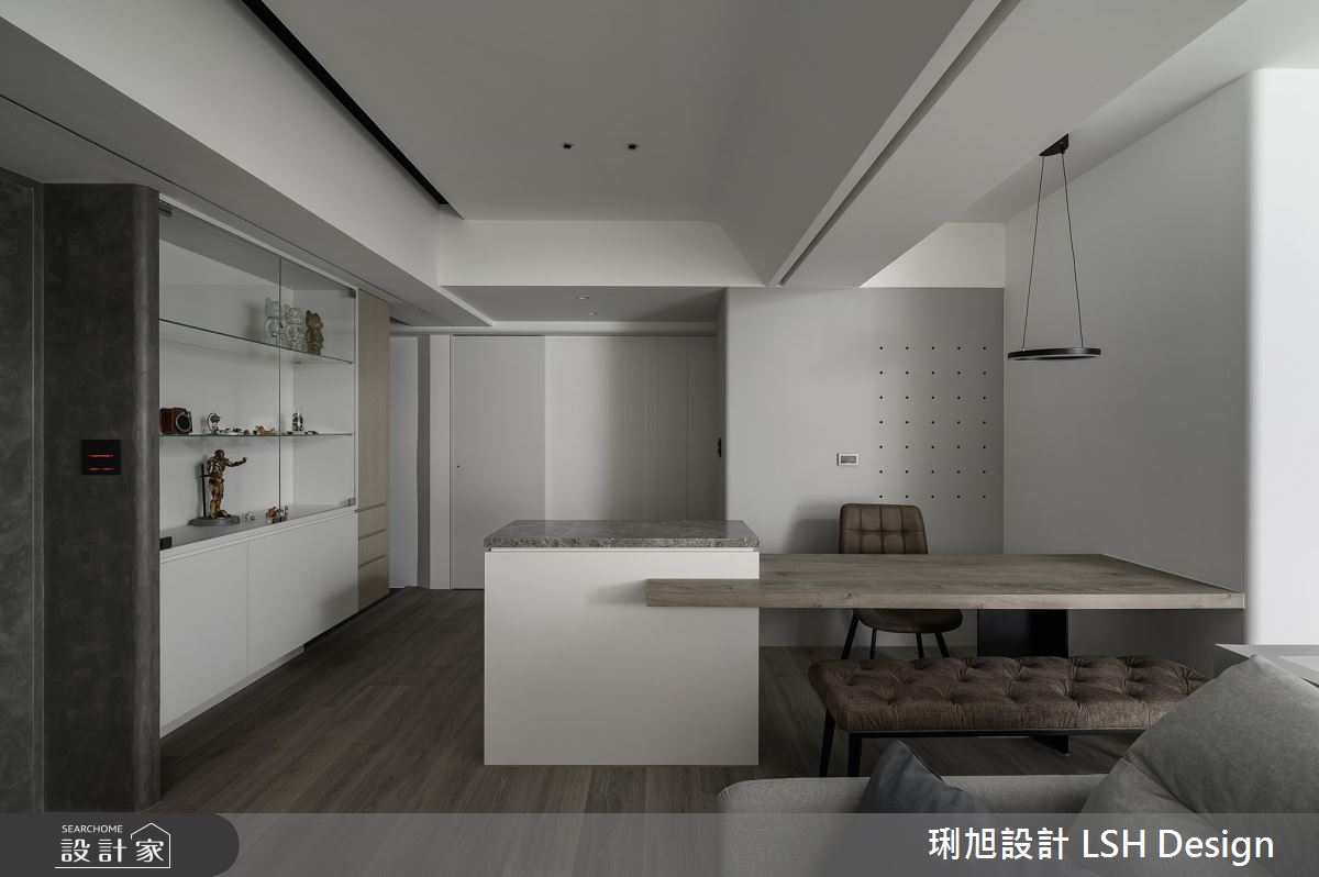 25坪老屋(16~30年)＿現代風客廳餐廳案例圖片＿琍旭室內裝修設計＿琍旭_慢奏灰白之38