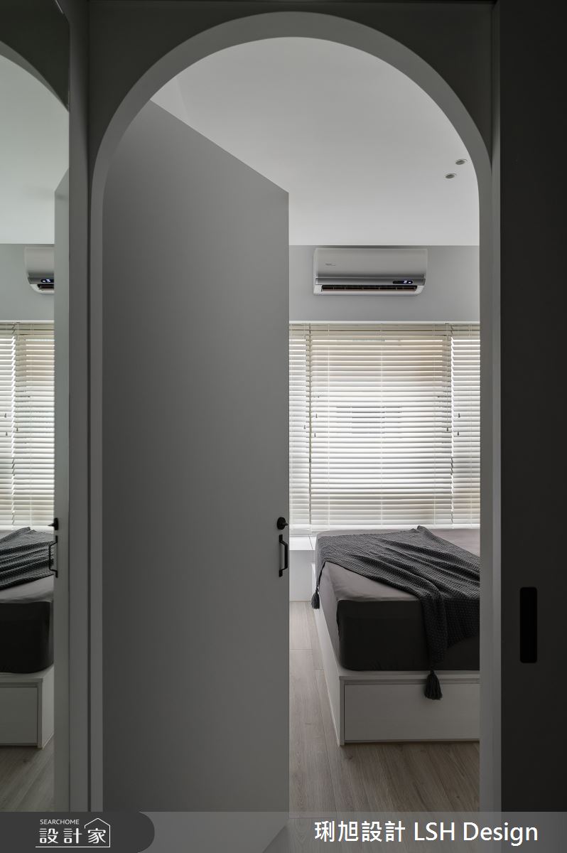 25坪老屋(16~30年)＿現代風臥室案例圖片＿琍旭室內裝修設計＿琍旭_慢奏灰白之45