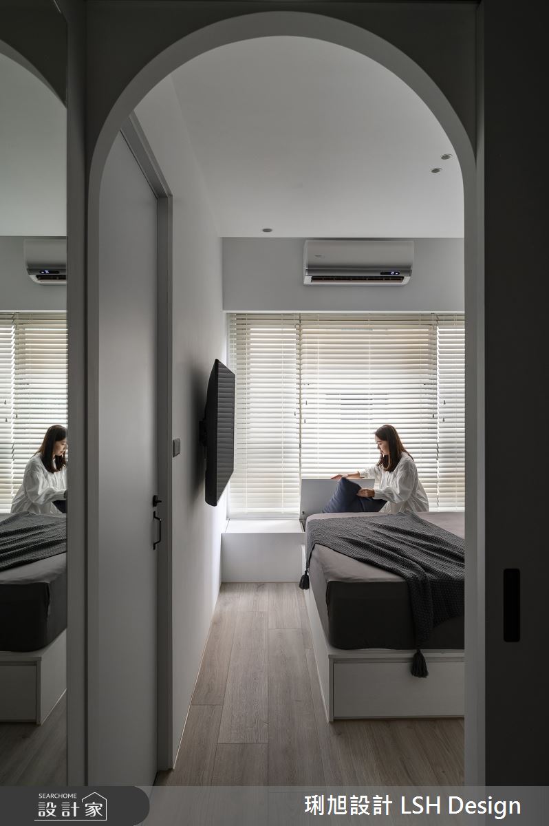 25坪老屋(16~30年)＿現代風臥室案例圖片＿琍旭室內裝修設計＿琍旭_慢奏灰白之46