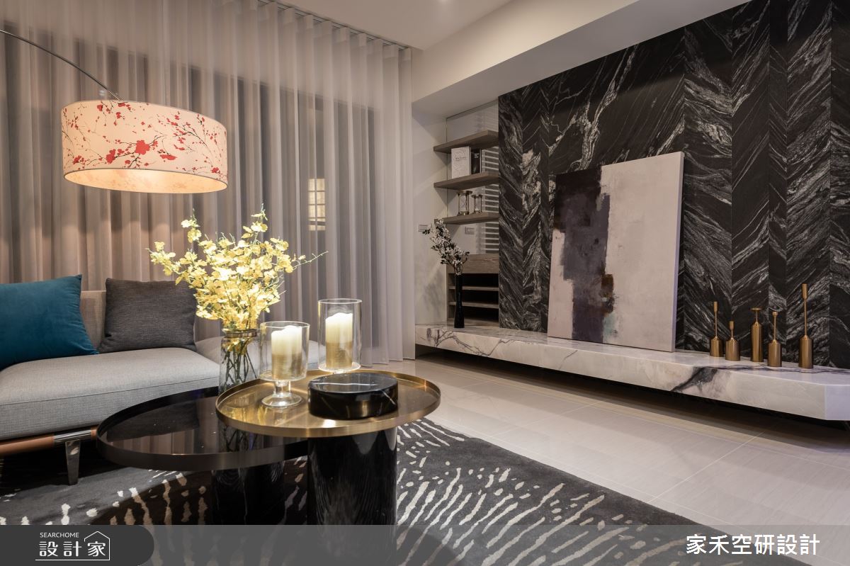 75坪新成屋(5年以下)＿現代風客廳案例圖片＿家禾空研設計＿家禾_04.隱逸山居之4