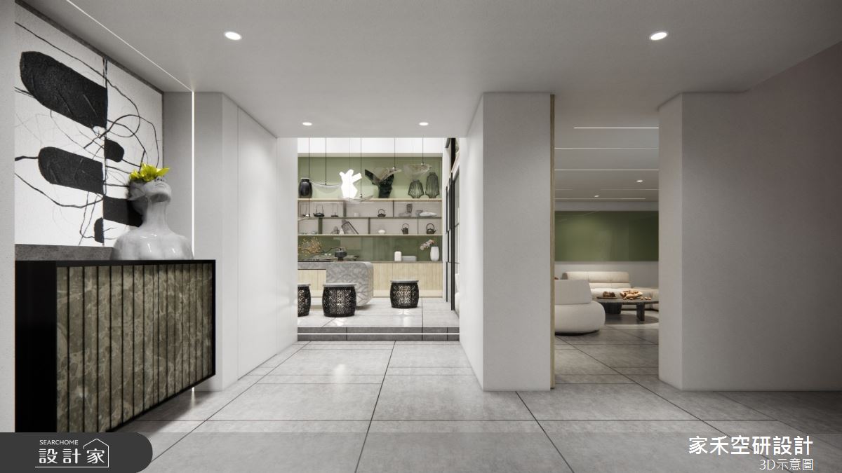 85坪毛胚屋＿現代風玄關客廳案例圖片＿家禾空研設計＿家禾_05之8