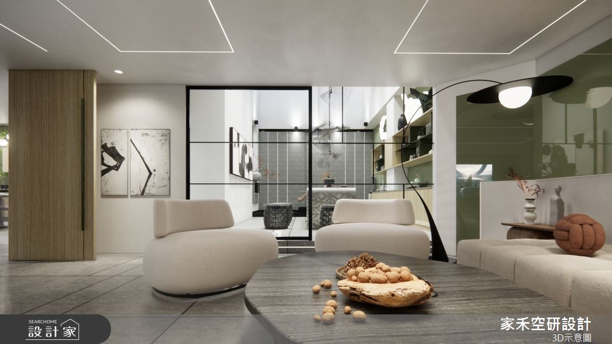 85坪毛胚屋＿現代風客廳案例圖片＿家禾空研設計＿家禾_05之12