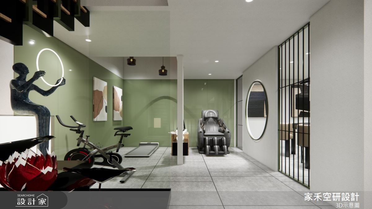 85坪毛胚屋＿現代風家庭健身房案例圖片＿家禾空研設計＿家禾_05之32