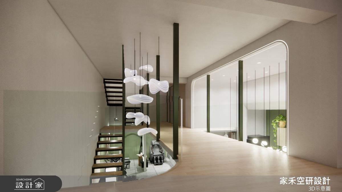 85坪毛胚屋＿現代風樓梯案例圖片＿家禾空研設計＿家禾_05之50