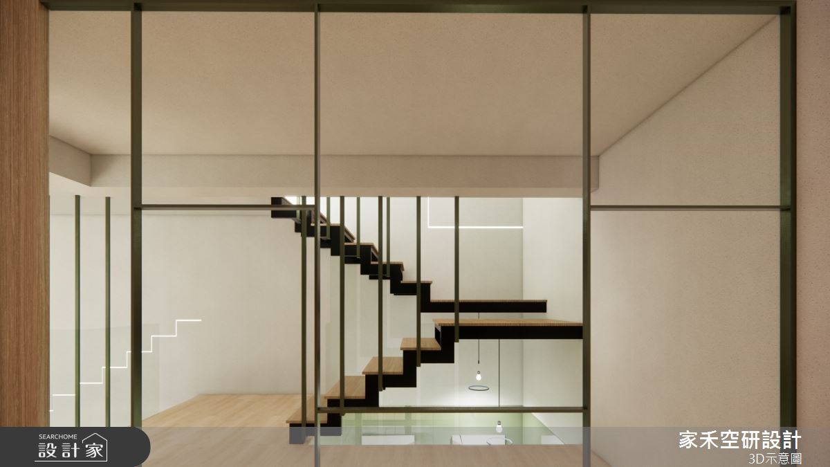 85坪毛胚屋＿現代風樓梯案例圖片＿家禾空研設計＿家禾_05之65