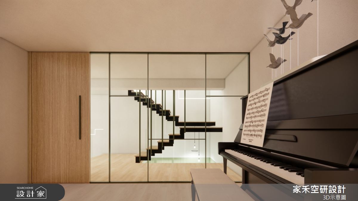 85坪毛胚屋＿現代風樓梯多功能室案例圖片＿家禾空研設計＿家禾_05之66
