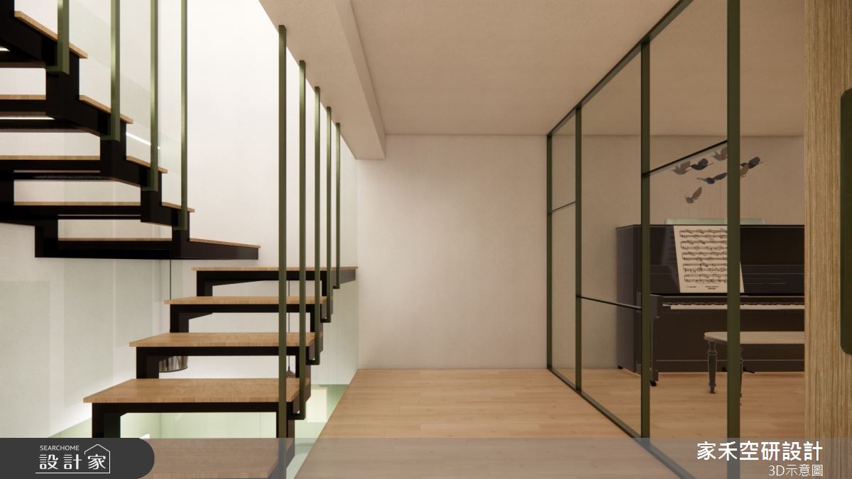85坪毛胚屋＿現代風樓梯多功能室案例圖片＿家禾空研設計＿家禾_05之67