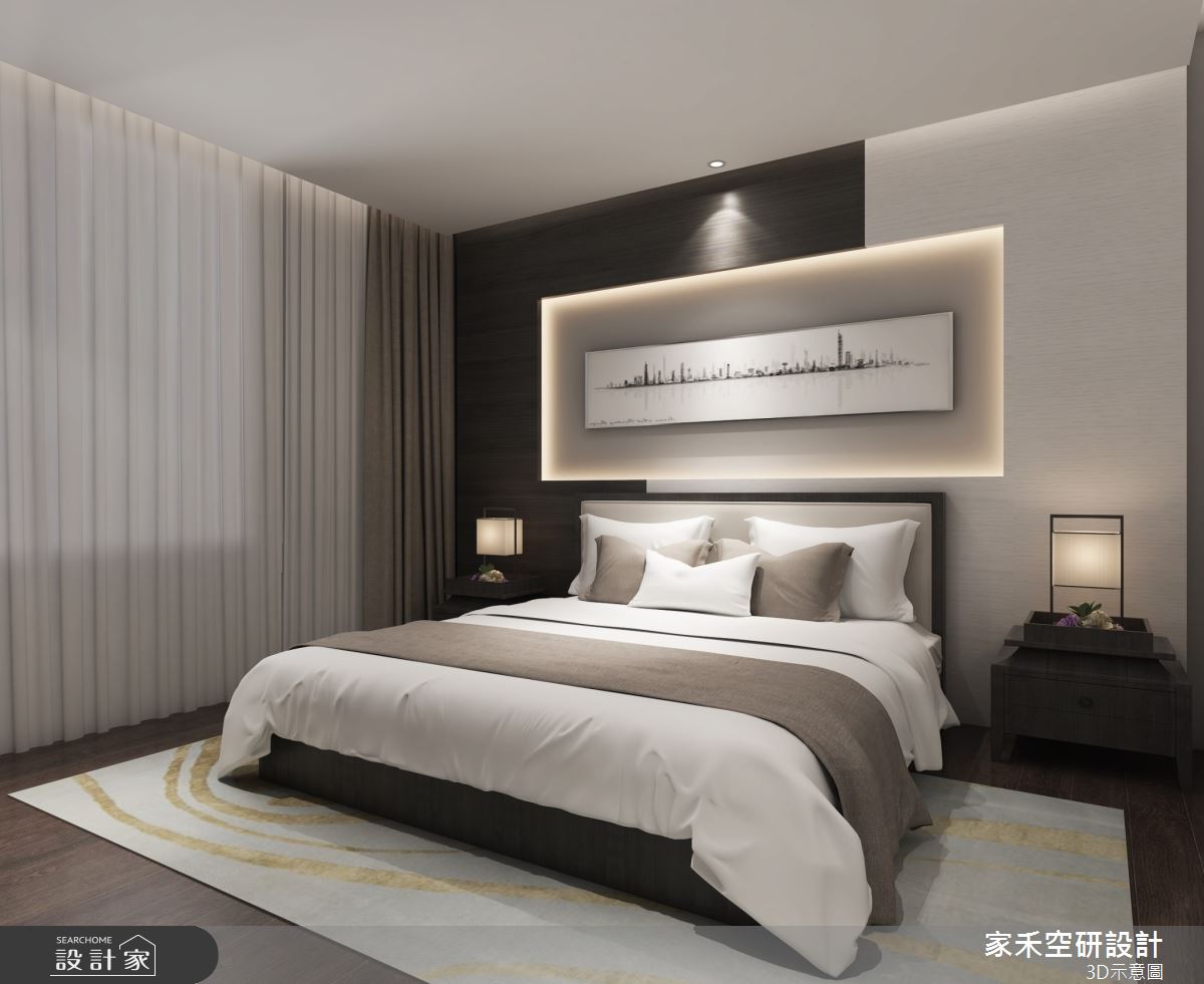 100坪毛胚屋＿新中式風臥室案例圖片＿家禾空研設計＿家禾_06之11