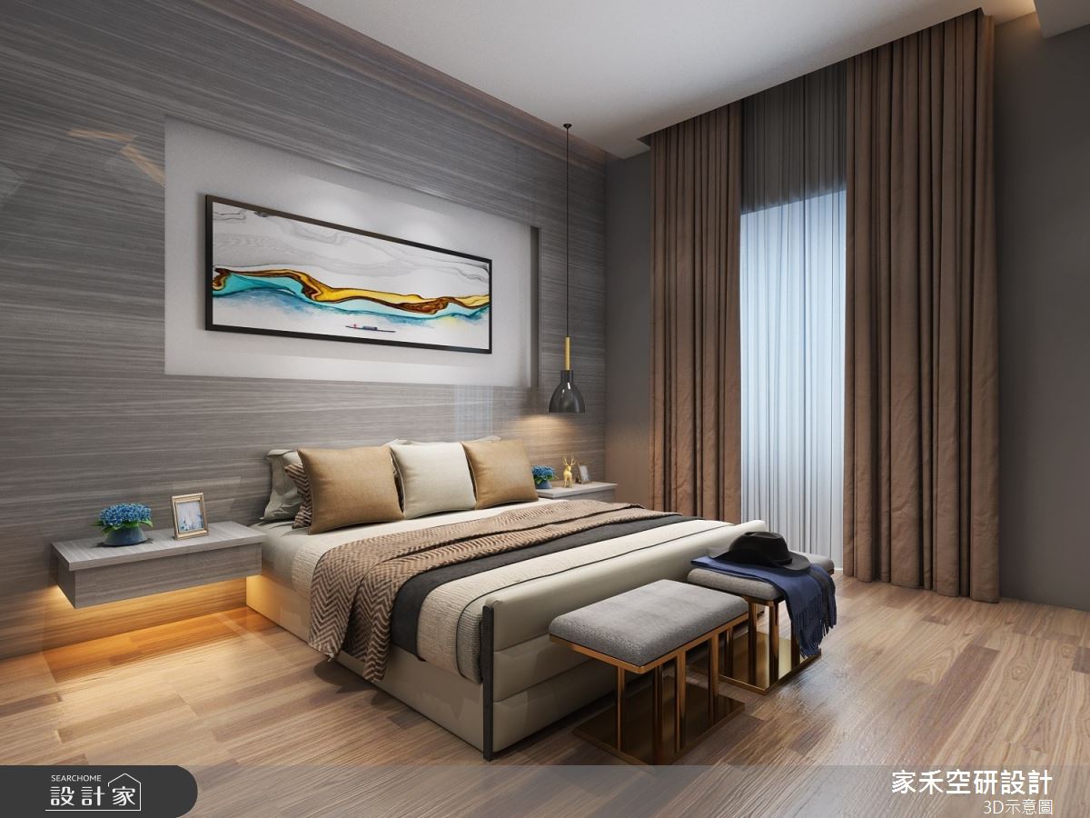 100坪毛胚屋＿新中式風臥室案例圖片＿家禾空研設計＿家禾_06之10