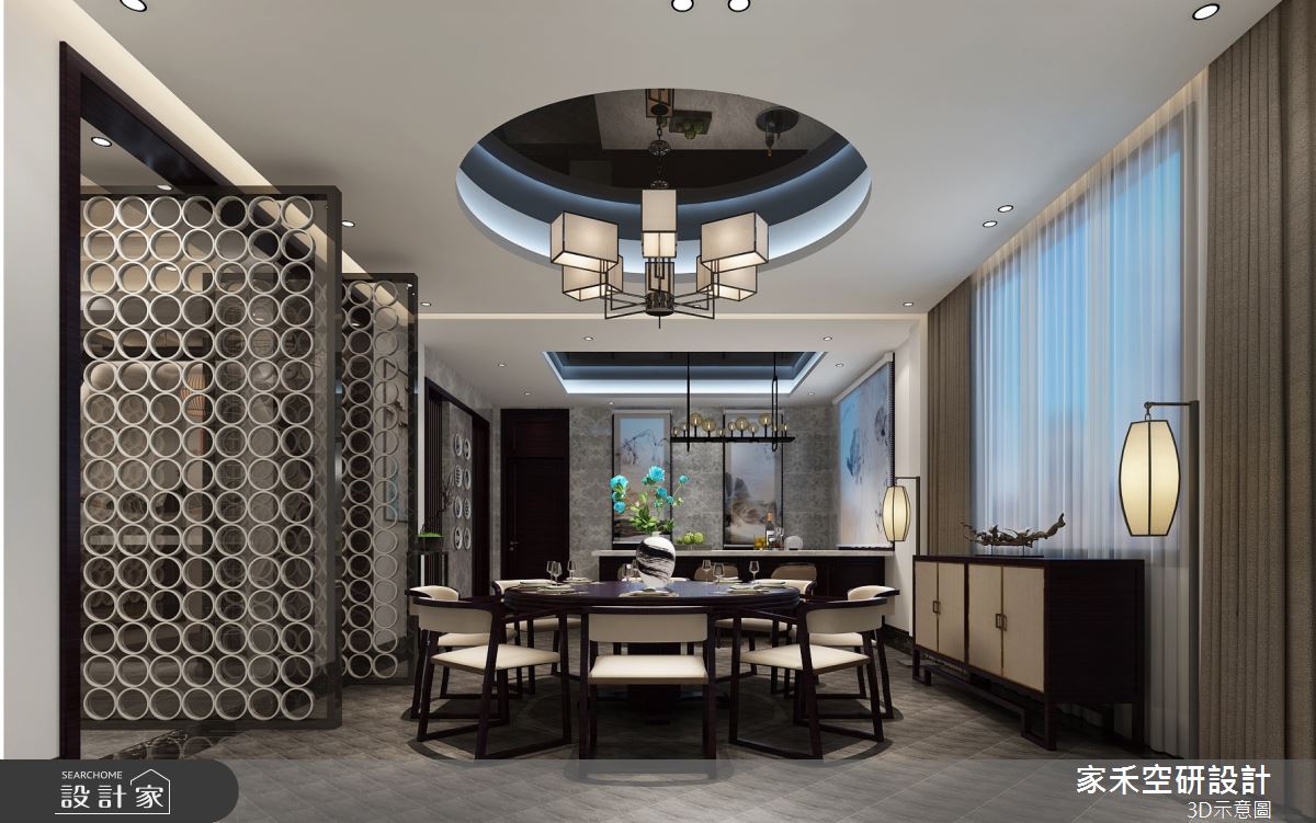 1500坪毛胚屋＿東方風餐廳案例圖片＿家禾空研設計＿家禾_07.家和萬事興之32