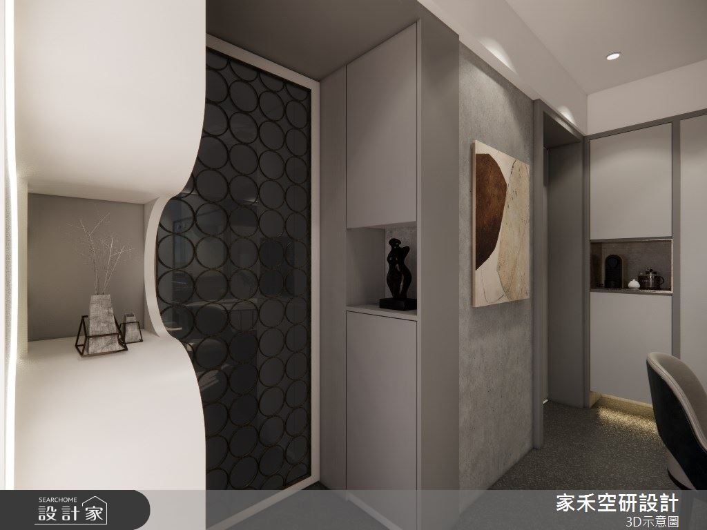 25坪老屋(16~30年)＿現代輕奢風餐廳案例圖片＿家禾空研設計＿家禾_09.昆山鹿嘉花園_現代輕奢風格之14