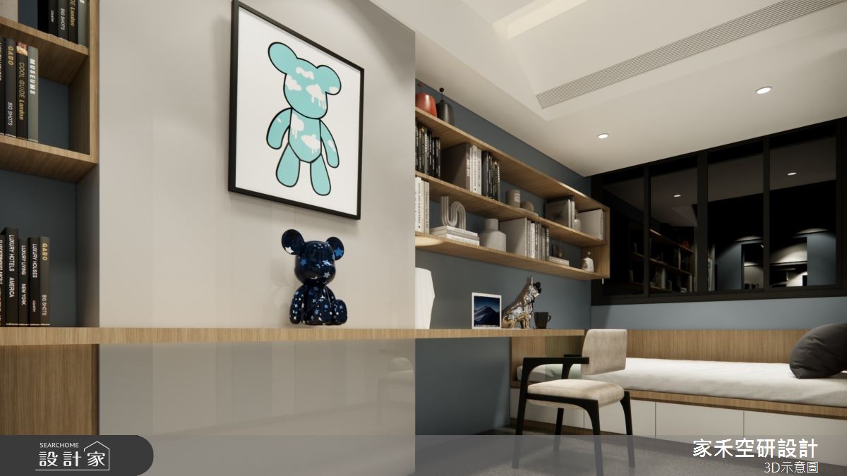 25坪老屋(16~30年)＿現代輕奢風客房案例圖片＿家禾空研設計＿家禾_09.昆山鹿嘉花園_現代輕奢風格之37