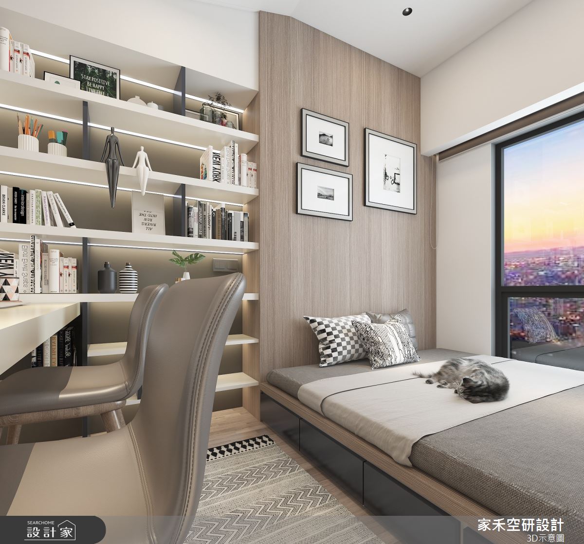 18坪老屋(16~30年)＿人文風臥室案例圖片＿家禾空研設計＿家禾_10.人文宅之6