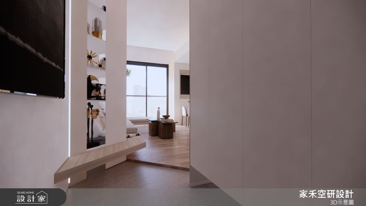 36坪新成屋(5年以下)＿現代風玄關案例圖片＿家禾空研設計＿家禾_11之1