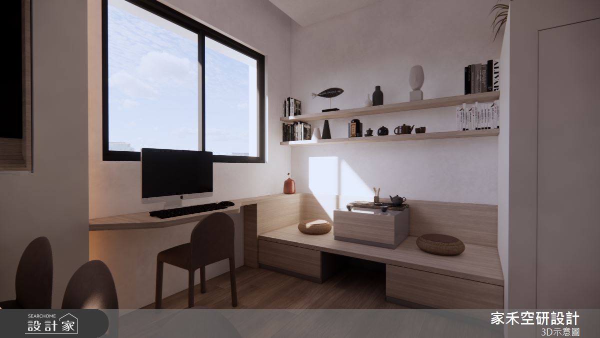 36坪新成屋(5年以下)＿現代風書房案例圖片＿家禾空研設計＿家禾_11之18