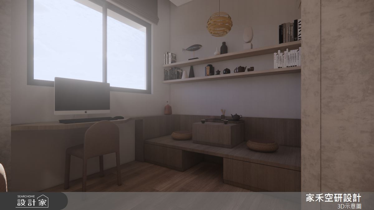 36坪新成屋(5年以下)＿現代風書房案例圖片＿家禾空研設計＿家禾_11之19