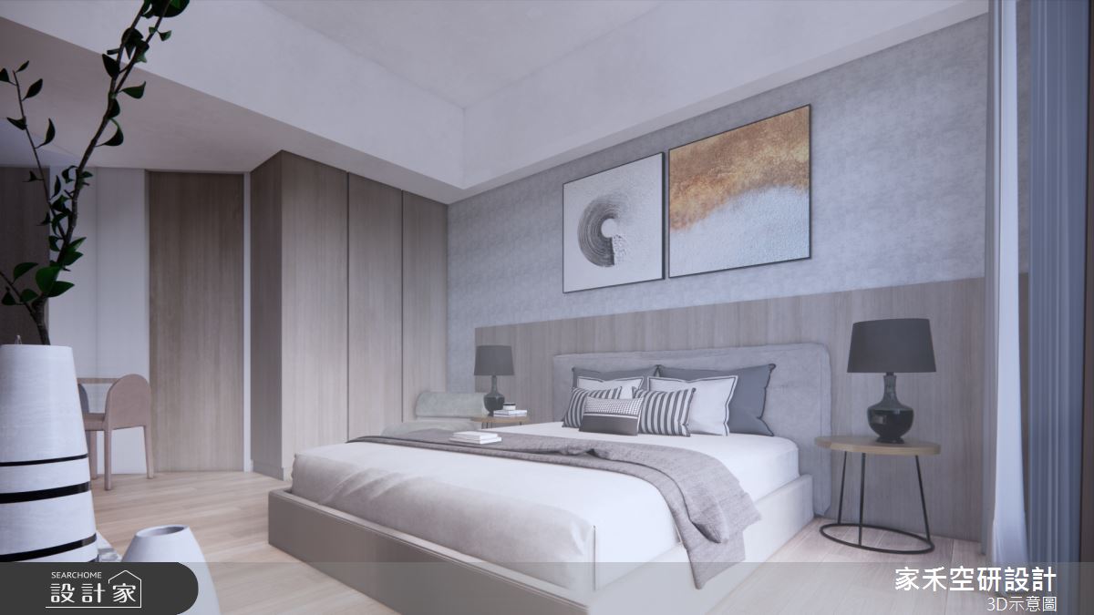 36坪新成屋(5年以下)＿現代風臥室案例圖片＿家禾空研設計＿家禾_11之36