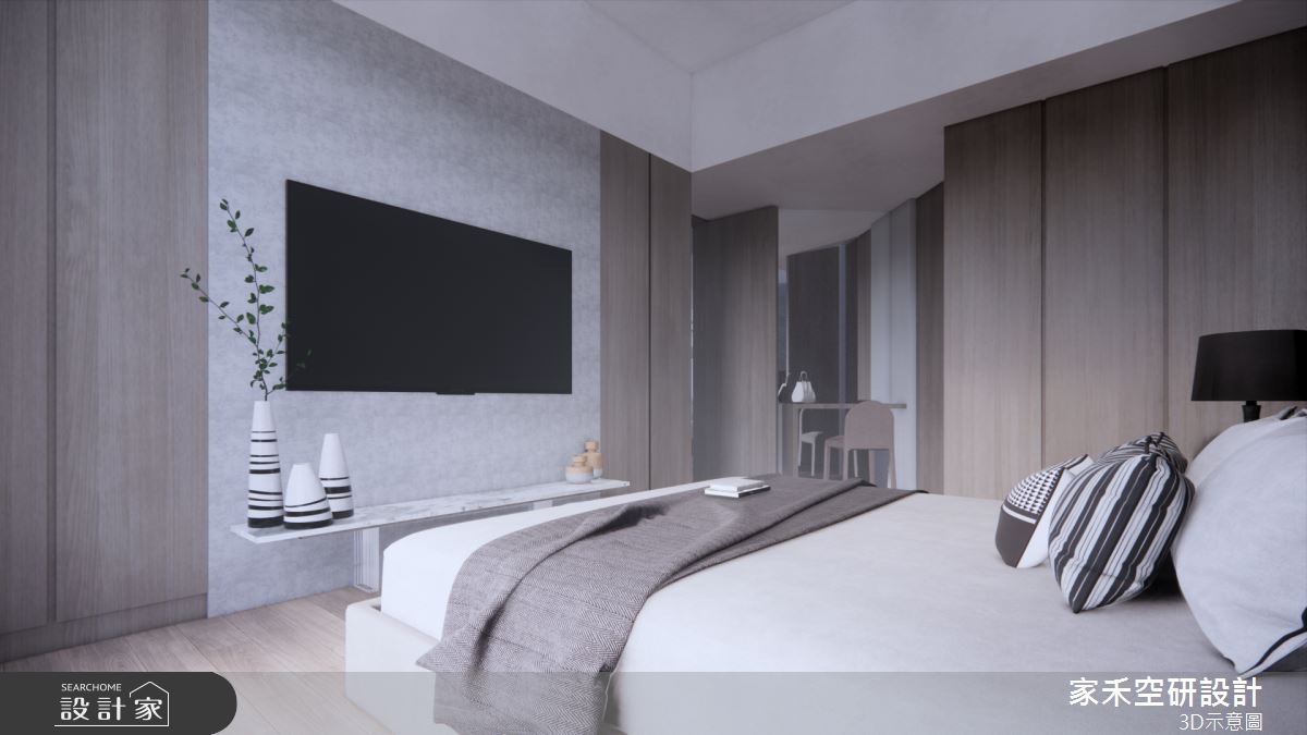 36坪新成屋(5年以下)＿現代風臥室案例圖片＿家禾空研設計＿家禾_11之37