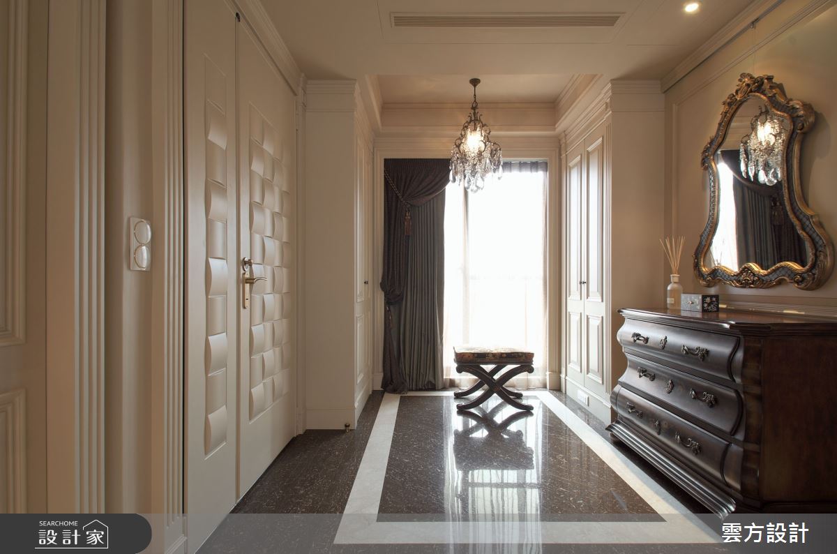 60坪毛胚屋＿新古典玄關案例圖片＿雲方設計＿雲方_磅礡大器奢華古典之1