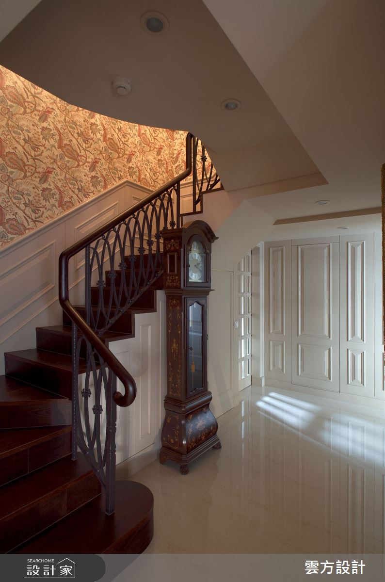 60坪毛胚屋＿新古典樓梯案例圖片＿雲方設計＿雲方_磅礡大器奢華古典之19