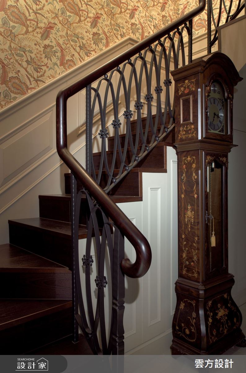 60坪毛胚屋＿新古典樓梯案例圖片＿雲方設計＿雲方_磅礡大器奢華古典之20
