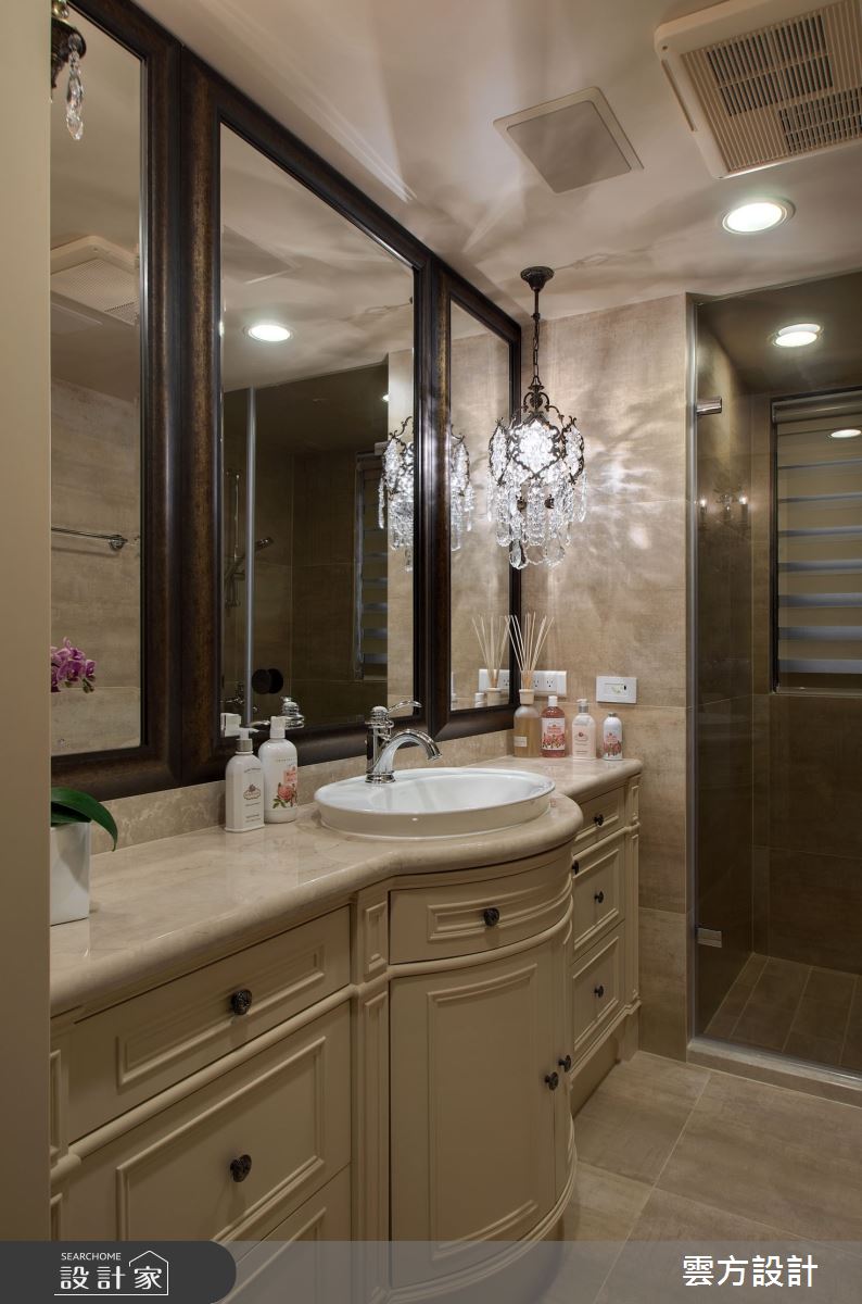 60坪毛胚屋＿新古典浴室案例圖片＿雲方設計＿雲方_磅礡大器奢華古典之21