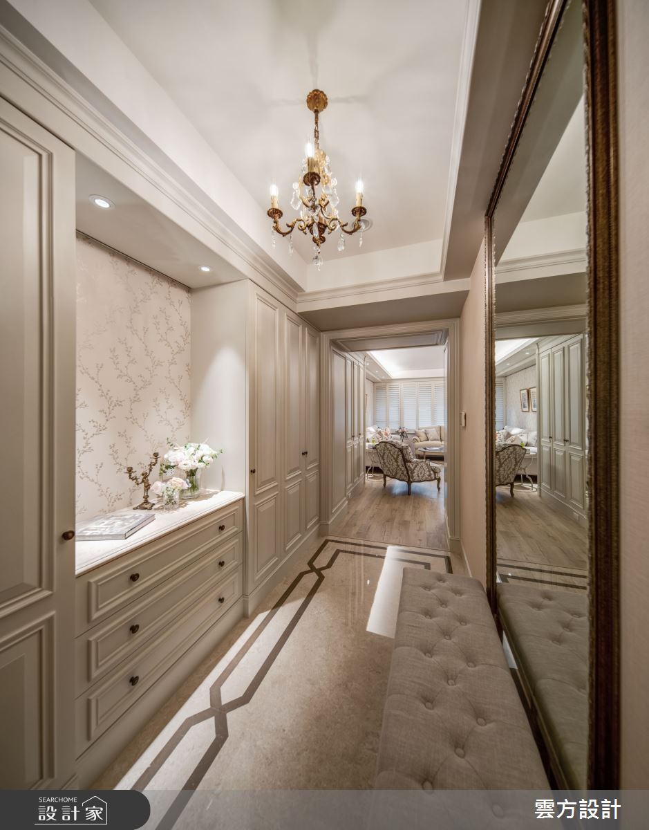40坪中古屋(5~15年)＿美式風玄關案例圖片＿雲方設計＿雲方_悠然愜意溫馨美式之3