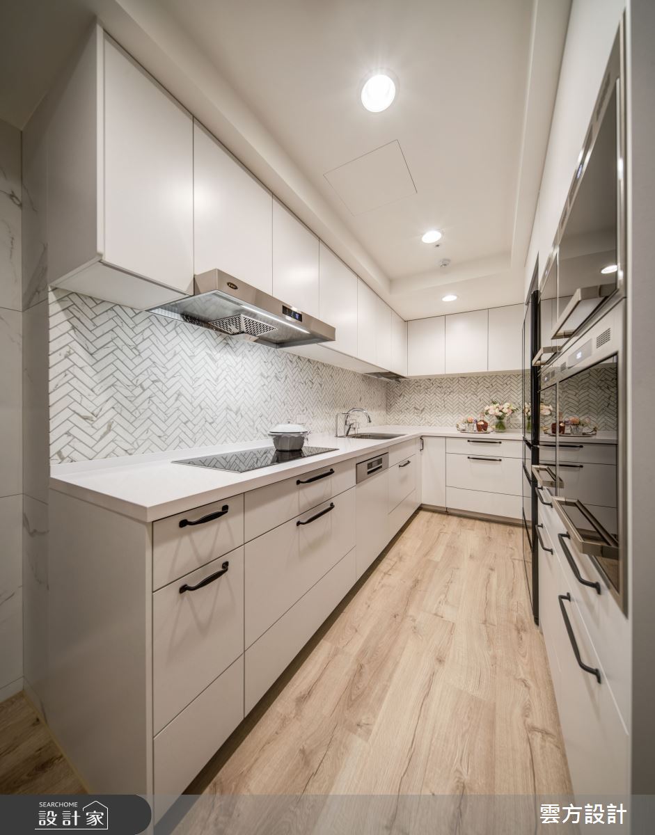 40坪中古屋(5~15年)＿美式風廚房案例圖片＿雲方設計＿雲方_悠然愜意溫馨美式之8