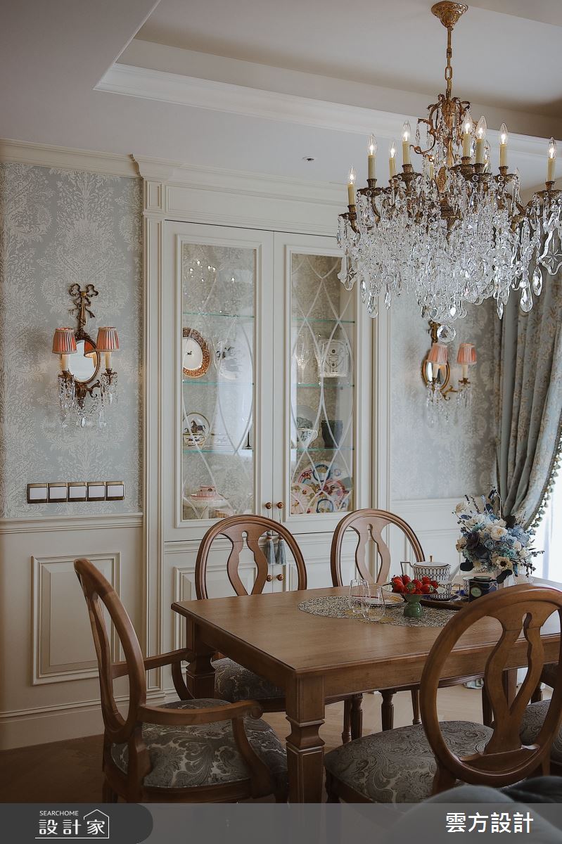 37坪中古屋(5~15年)＿新古典餐廳案例圖片＿雲方設計＿雲方_精緻悅目法式奢華之18