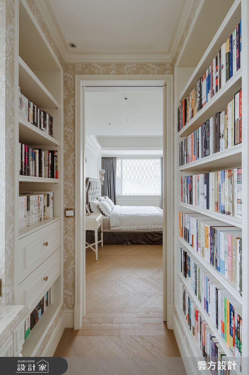 37坪中古屋(5~15年)＿新古典書房案例圖片＿雲方設計＿雲方_精緻悅目法式奢華之30