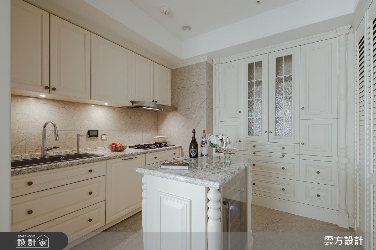 37坪中古屋(5~15年)＿新古典廚房案例圖片＿雲方設計＿雲方_精緻悅目法式奢華之22