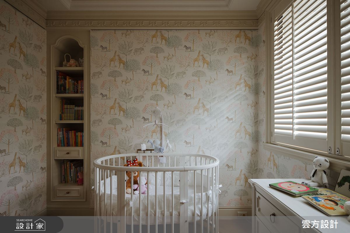 37坪中古屋(5~15年)＿新古典兒童房兒童房案例圖片＿雲方設計＿雲方_精緻悅目法式奢華之37