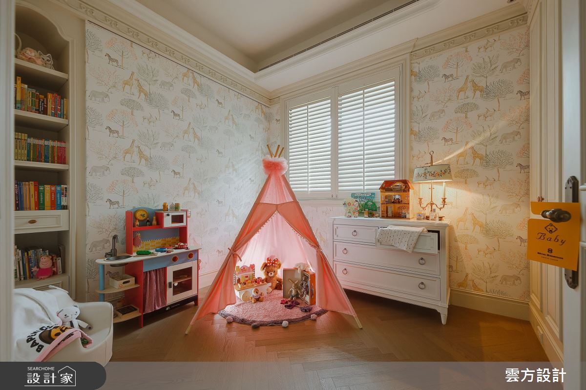 37坪中古屋(5~15年)＿新古典兒童房兒童房案例圖片＿雲方設計＿雲方_精緻悅目法式奢華之36